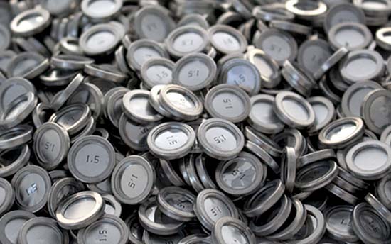 Flanged bursting discs