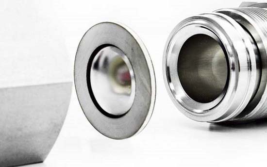 High-purity gas bursting discs